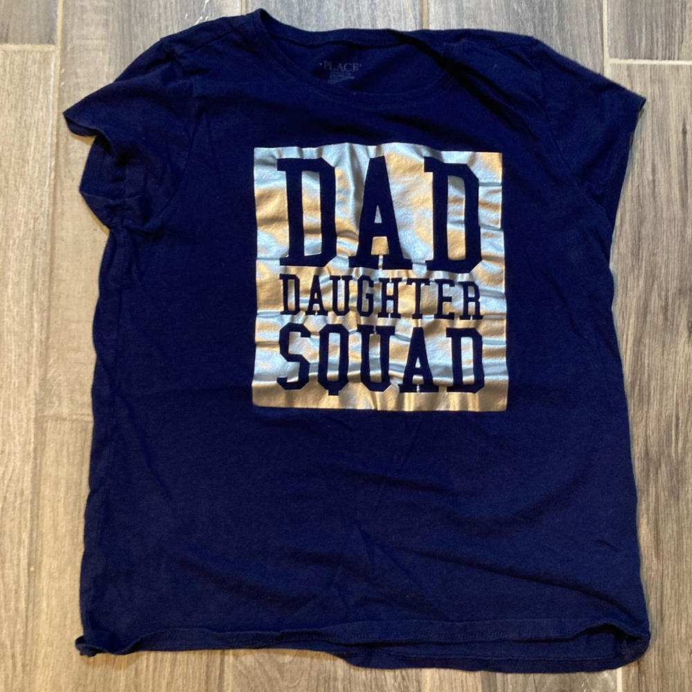 Kids Navy Blue Graphic T-Shirt | Size XXL
